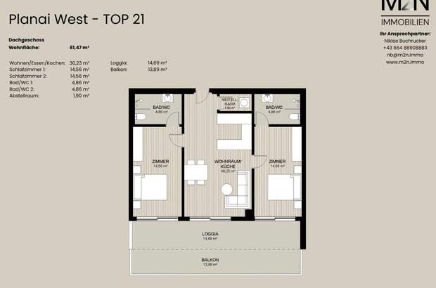 Wohnung mit Balkon kaufen in 8970 Schladming (Bild 5)