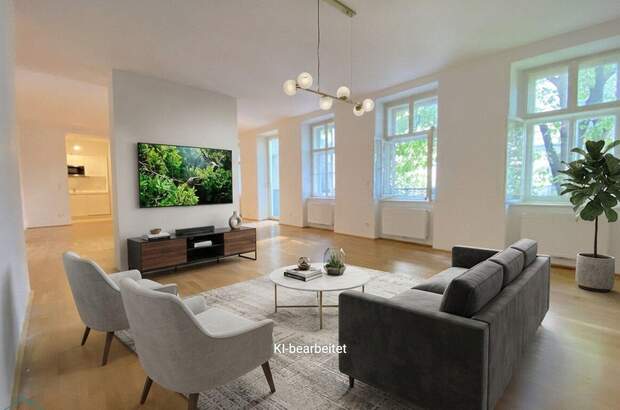 Altbauwohnung mit Balkon mieten in 1040 Wien (Bild 1)