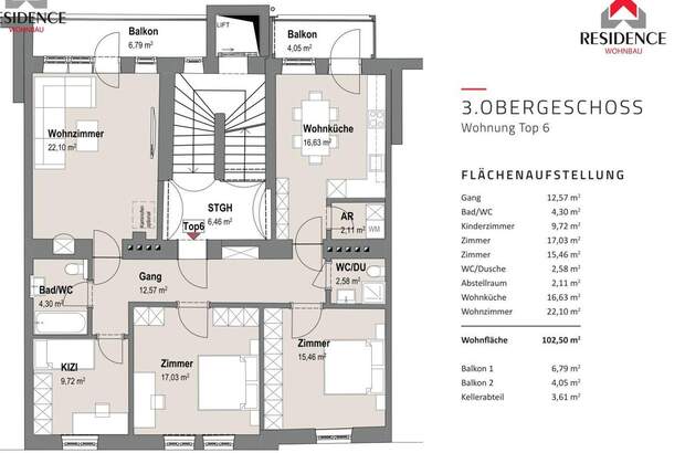 Altbauwohnung mit Balkon kaufen in 5020 Salzburg (Bild 4)