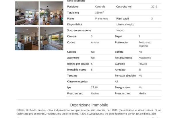 Haus mit Garten kaufen in 33010 Feletto Umberto (Bild 4)