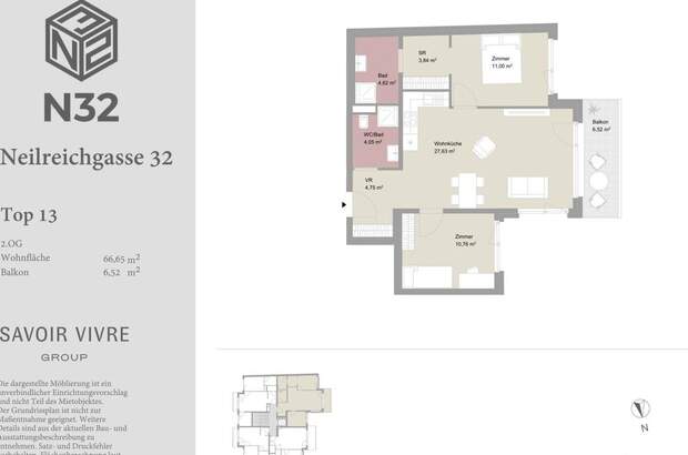 Wohnung mit Balkon mieten in 1100 Wien (Bild 4)