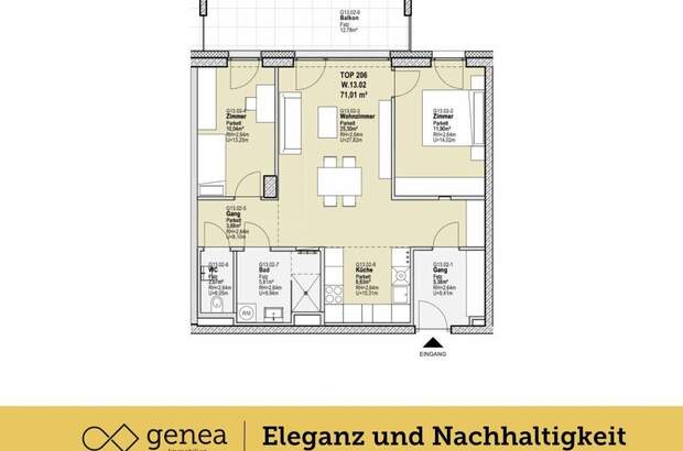 Wohnung mit Balkon mieten in 8020 Graz (Bild 2)