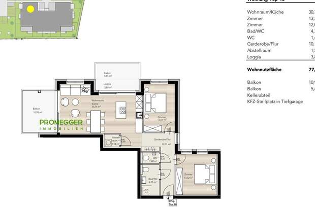 Wohnung mit Balkon kaufen in 8970 Schladming (Bild 4)
