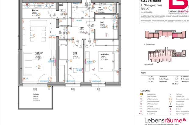 Wohnung mit Balkon mieten in 4655 Vorchdorf (Bild 3)