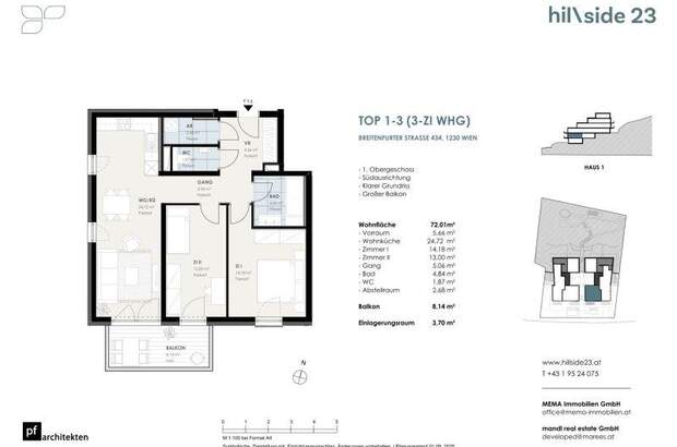 Terrassenwohnung kaufen in 1230 Wien (Bild 1)