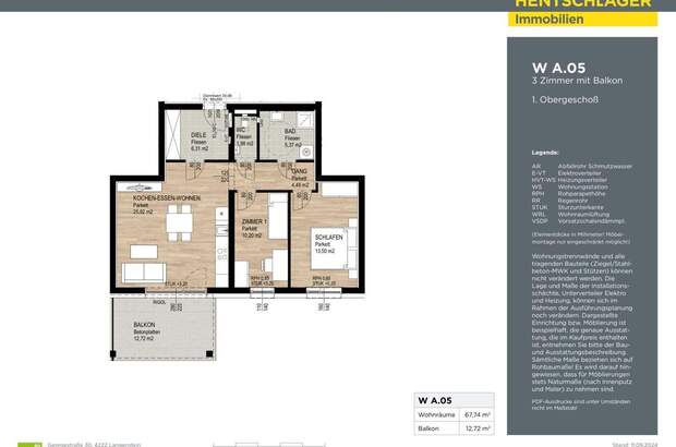 Wohnung mit Balkon kaufen in 4111 Walding (Bild 5)