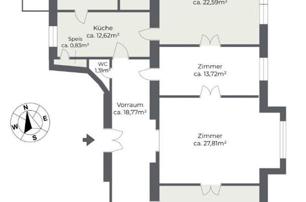 Altbauwohnung mit Balkon kaufen in 1030 Wien 3. (Bild 5)