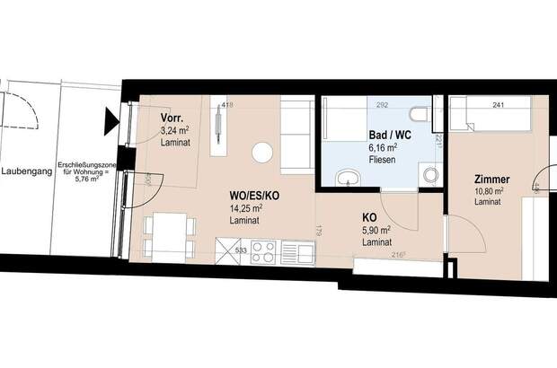 Mietwohnung in 8020 Graz (Bild 1)