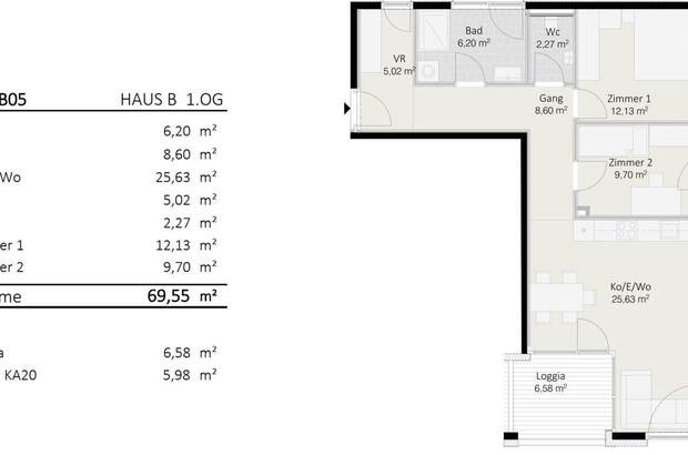 Wohnung mit Balkon kaufen in 6112 Wattens (Bild 3)