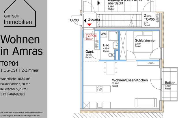 Wohnung mit Balkon kaufen in 6020 Innsbruck (Bild 4)