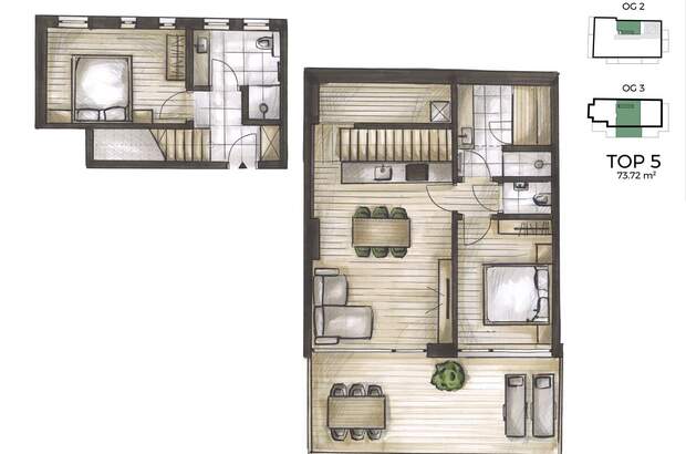 Terrassenwohnung kaufen in 8960 Öblarn (Bild 2)