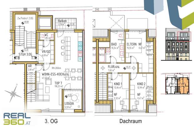 Terrassenwohnung kaufen in 4020 Linz (Bild 3)