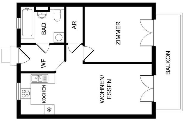 Wohnung mit Balkon mieten in 5303 Thalgau (Bild 2)