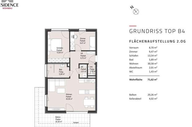 Wohnung mit Balkon kaufen in 5161 Elixhausen (Bild 3)